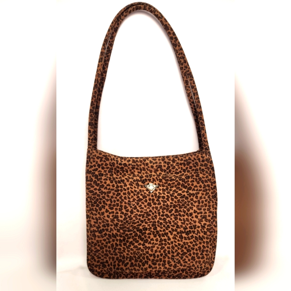 Bottega Veneta Leopard Print Nylon Shoulder bag Sling Sac Leopard Print